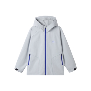 【户外耐磨外套】小猪托尼风衣外套防泼软壳加肥加大连帽上衣拉链