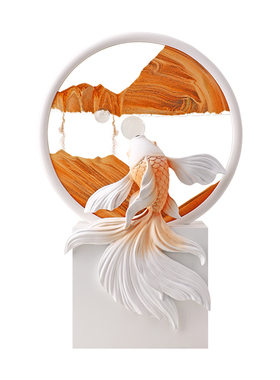 乔迁新居礼物客厅创意流沙画摆件