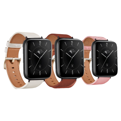 适用oppo watch3/SE真皮表带运动智能手表oppowatch可替换X腕带轻奢女款表带牛皮材质商务时尚非原装配件