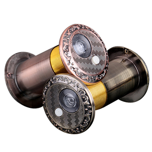 防盗门猫眼门镜带门铃二合一家用防撬金属门眼门上的防窥老式通用