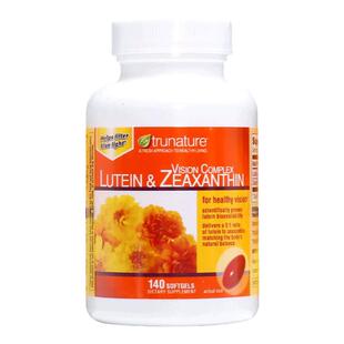 美国直邮 Trunature 叶黄素玉米黄质胶囊成人进口中老年视力140粒