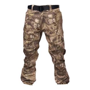 春夏男女户外修身沙蟒迷彩套装保安表演收脚裤耐脏工作服工地