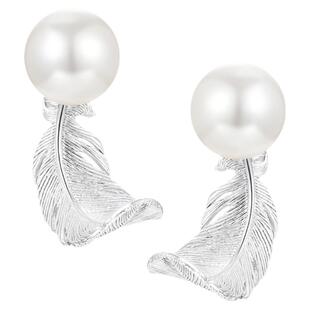 YVMIN尤目x SHUSHUTONG 珍珠羽毛耳钉耳堵设计师情人节生日礼物