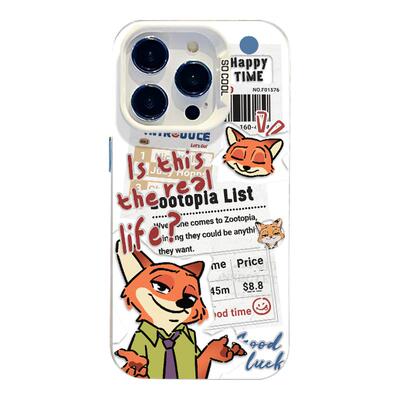 适用于小米civi5pro手机壳xiaomi尼克朱迪civi4pro新款彩银壳3情侣一对卡通可爱疯狂动物城防摔保护套男女软