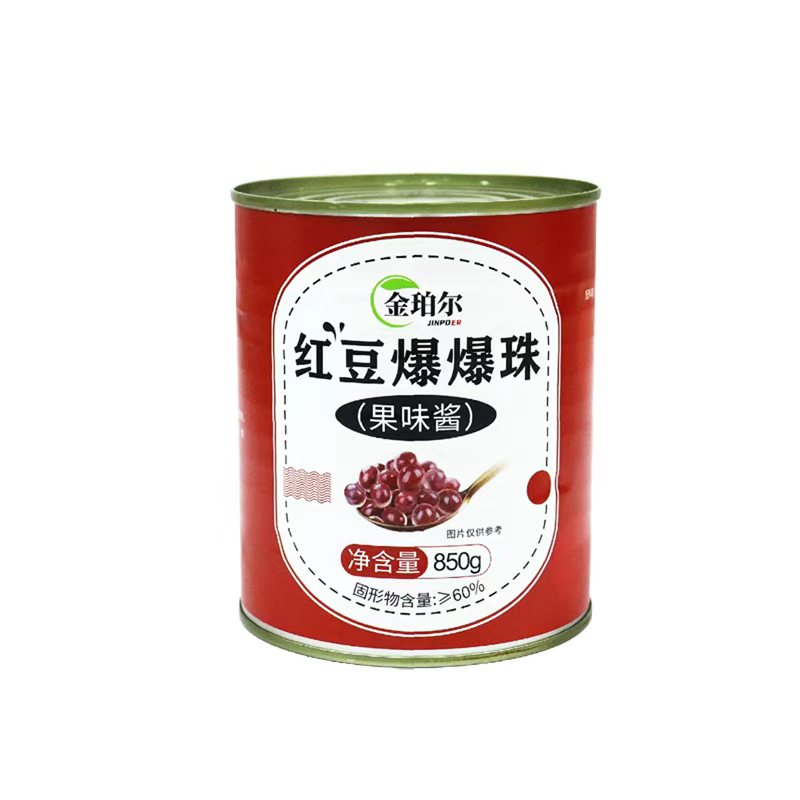 金珀尔红豆青稞马蹄爆珠罐头