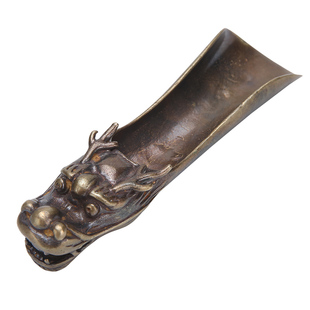 手工铜茶则茶荷纯铜茶铲茶拨茶道配件茶匙功夫茶具茶具