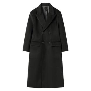 白口阳【里昂大都会】老钱风经典X廓形收腰加厚呢子大衣毛呢外套