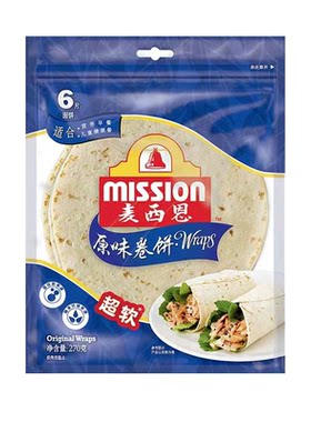全麦卷饼皮多口味可选