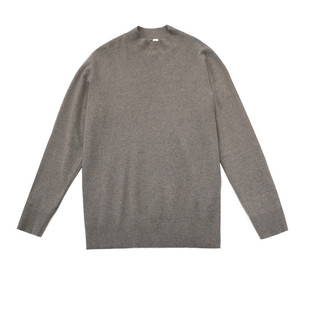 王嘉尔同款半高领羊毛衣男秋冬轻奢黑色针织高级感内搭打底衫羊绒