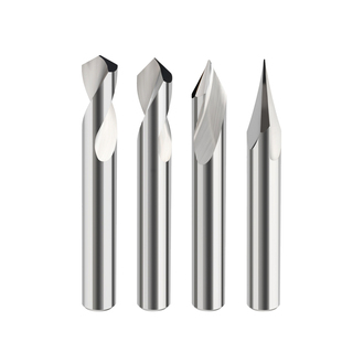 KKDUK钨钢定点钻铝用合金倒角钻中心钻45度90度120度倒角刀D1-D16