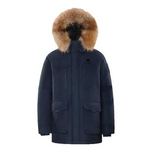 鹅绒︱骆驼羽神Ultra女装工装派克羽绒服冬新款毛领加厚羽绒外套