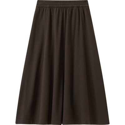 播商场同款优雅法式灰色半身裙女秋冬新款气质裙子BDS4BD3042