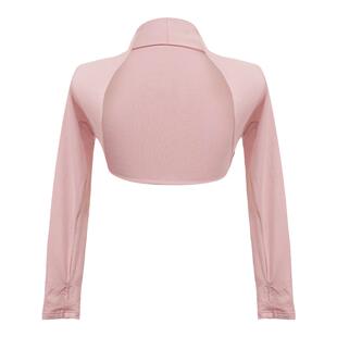 儿童舞蹈服坎肩长袖女童外套外搭上衣秋冬季芭蕾舞罩衫练功服披肩