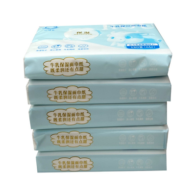 心语林牌牛乳保湿面巾纸6层加厚