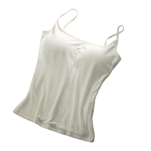 Kbra前后胸垫不透！ 无中生有辣妹性感吊带百搭外穿内搭美背上衣