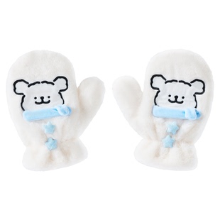 言仓线条小狗联名手套可爱冬季实用户外出片保暖情侣新年生日礼物