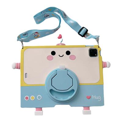 可爱Hug机器人挂绳平板保护套