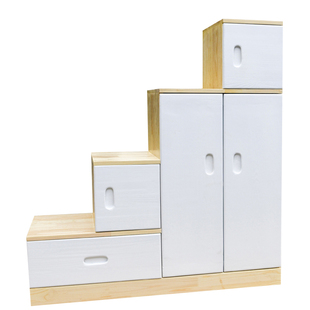 实木家用上下床阁楼楼梯柜子阶梯柜整体组合抽屉式储物收纳登高梯