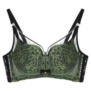 奥维丝丽内衣女小胸聚拢软钢圈提拉上托收副乳软钢圈调整型文胸