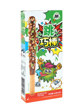 夹心饼干长条扁桃仁韩国跳跳糖