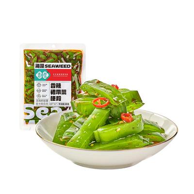 连心鲜品裙带菜海藻梗段脆片香辣