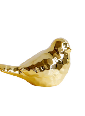 桌面装饰金色陶瓷创意摆件