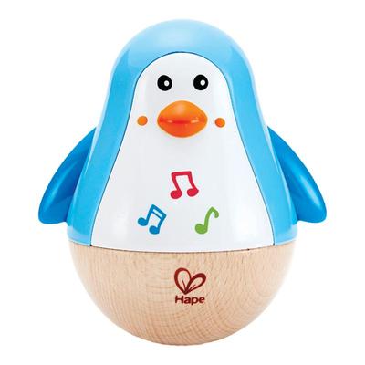 Hape企鹅不倒翁音乐铃铛