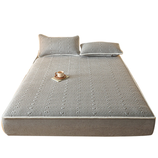 牛奶绒夹棉床笠床罩冬季加绒加厚床垫保护罩防滑儿童床单床套定制