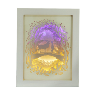 居也光影纸雕灯3diy材料包手工来图订定制金榜题名礼物立体剪纸