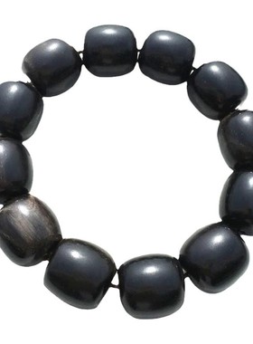 保真天然血丝西藏牦牛角手串