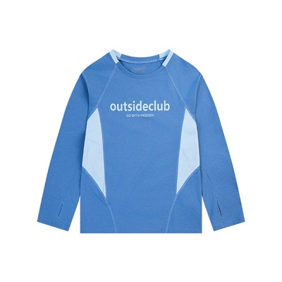 EBAER儿童长袖运动速干T恤