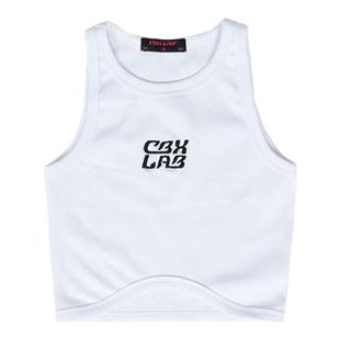 CBXLAB街舞潮牌夏季海浪爵士舞短款运动背心女嘻哈跳舞运动打底潮