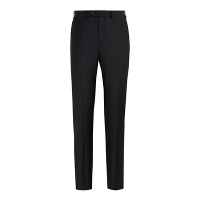 Suitsupply黑色S110支羊毛长裤