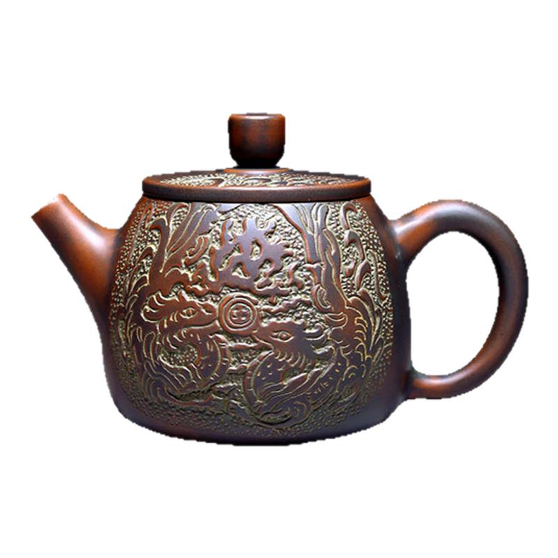 窑变茶壶壶藏福坭兴陶名家茶壶