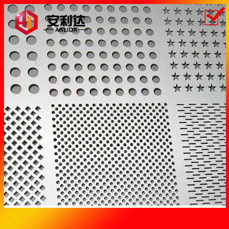 304不锈钢冲孔网Q195b材质筛板钢板网镀锌板店面滤网装修圆孔