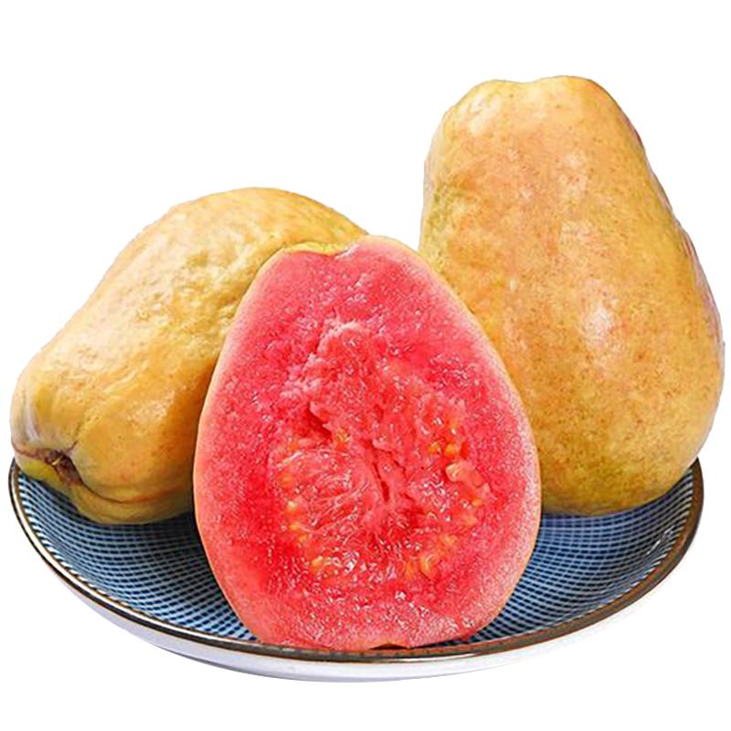 【顺丰到家】红心芭乐水果新鲜包邮低糖软糯南方巴乐胭脂红番石榴