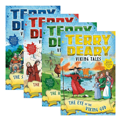 英文原版 Terry Deary's Historical Talesy Viking Tales 北欧海盗维京人的传说4册 儿童章节桥梁故事书 英文版 进口英语书籍