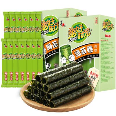 美好时光原味海苔卷38.5g*2盒