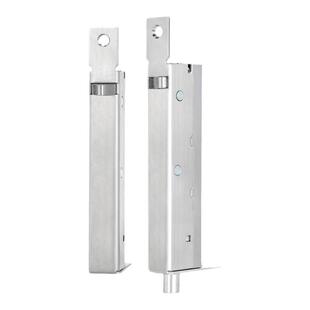 304不锈钢自动暗插销天地木门栓双开门暗藏插销弹簧自动回弹插销