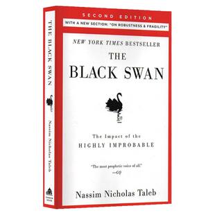 黑天鹅 黑天鹅效应 应对不可预知的未来 不测风云 英文原版 The Black Swan Highly Improbable 纳西姆塔勒布 经管畅销书 风险管理