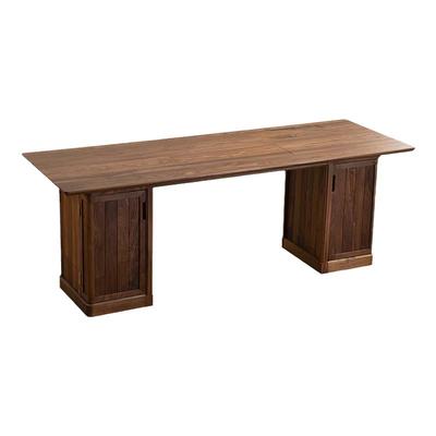 有清堂黑胡桃木茶桌新中式实木