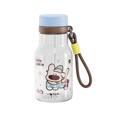 水杯夏女高颜值便携吸管杯tritan