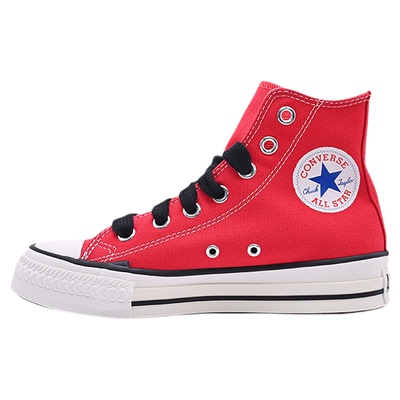 匡威Converse红色高帮帆布鞋