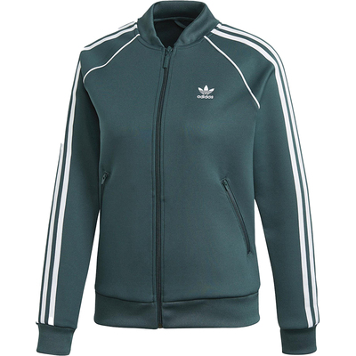 阿迪达斯女士训练运动三条纹外套