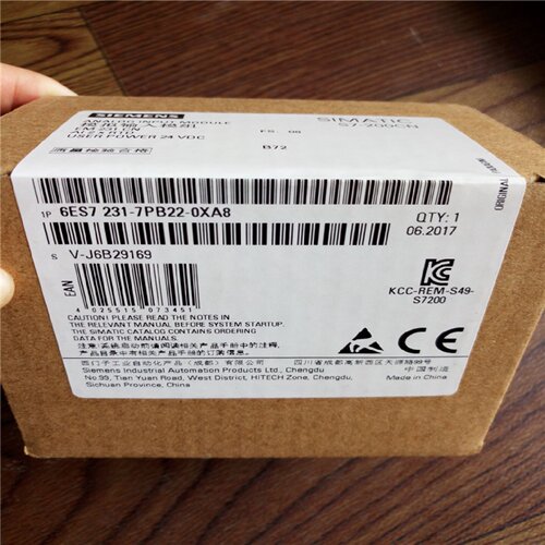 议价6ES7231-7PD22-0XA8西门子 S7-200 CN 模拟输入 EM 231  4AE