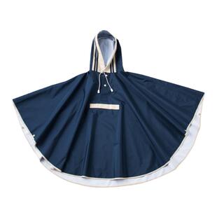 成人儿童雨衣外套中小学生男款小孩中大童时尚斗篷式防水雨披骑行