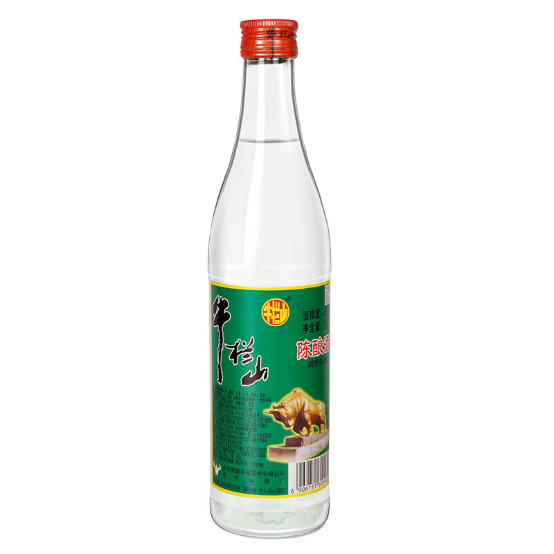 牛栏山42度百年陈酿白牛二浓香型酒500ml*12瓶/6瓶北京二锅头整箱