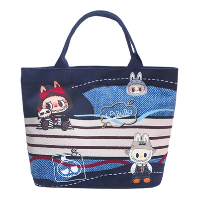 labubu防水斜纹大容量手提袋
