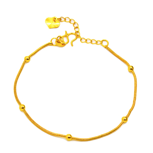 仿真黄金四叶草手链女韩版气质甜美闺蜜细链久不掉色越南沙金饰品