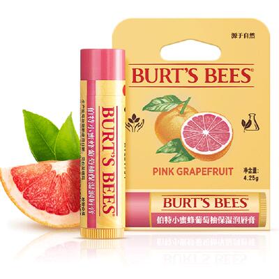 伯特小蜜蜂天然葡萄柚籽润唇膏
